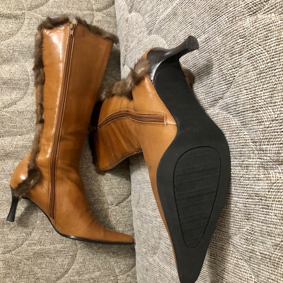 🌺🌺🌺HENRY FERRERA LEATHER BOOTS SIZE 38.5 - Picture 6 of 8